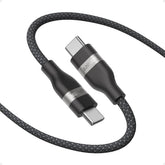 Anker Nano Usb C Cable, 240w 90cm Flexible Multi Color Braided Cord, Fast Charging Type C Charger For Iphone 16 Series, Macbook Pro Black