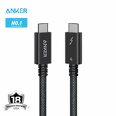 Anker Prime Thunderbolt 4 Braided Cable USB-C to USB-C 3ft 240W Black