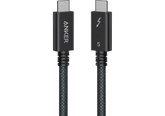 Anker Prime Thunderbolt 5 Cable – 80Gbps Data Transfer, 240W USB‑C Charging, Dual 8K Display Support, Braided Design, 3.3ft - 18 Month Warranty