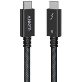 Anker Prime Thunderbolt 5 Cable, 1M USB C to USB C Cable, 240W Charging, 80Gbps Data Transfer, Up to 120Gbps Bandwidth, 8K/4K Displays, for iPhone 16, MacBook, and More - Black
