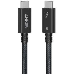 Anker Prime Thunderbolt 5 Cable, 1m Usb C To Usb C Cable, 240w Charging, 80gbps Data Transfer, Up To 120gbps Bandwidth, 8k/4k Displays, For Iphone 16, Macbook, And More Black