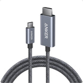 Anker Hdmi Cable, 4k@60hz Ultra Fast Nylon Braided Usb C To Hdmi Cord With Advanced Shielding, Thunderbolt 5/4/3, For Macbook, Ipad, Iphone, Hd Tv, And More 1.8m