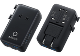 Anker Nano Travel Adapter – 5‑in‑1 Universal Plug (Type A/I/G/C), 20W USB‑C Fast Charging, Compact Foldable Design, Charge 5 Devices Simultaneously - 18 Months Warranty