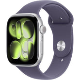 Apple Watch Series 11 GPS 46Mm, Silver Aluminium Case, Purple Fog Sport Band, M/L - MEVA4AF