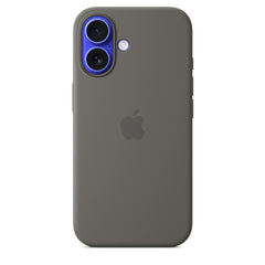 iPhone 16 Silicone Case with Mag Safe, Stone Gray - MYY33ZM