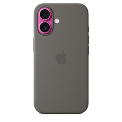 iPhone 16 Silicone Case with Mag Safe, Stone Gray - MYY33ZM