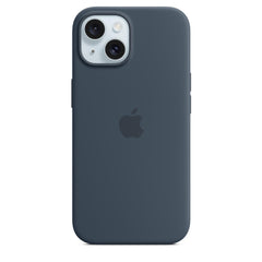iPhone 15 Silicone Case with Mag safe, Storm Blue - MT0N3ZM