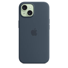 iPhone 15 Silicone Case with Mag safe, Storm Blue - MT0N3ZM