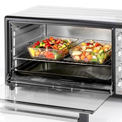 Princess Oven With Pizza Carousel, 90Lit, Silver - 01.112395.09.001