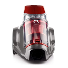 Bissell Canister Vacuum Cleaner Plastic, Black & Red - 1229-K