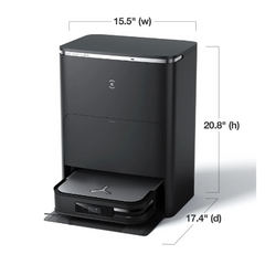 Ecovacs Robot Vacuum, 8000PA, Black - DEX86