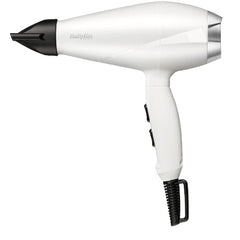 BaByliss Hair Dryer, 6Mm Nozzle, 2000Watts, White - 6704WE