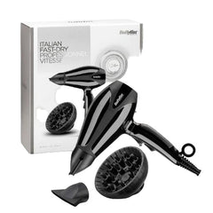 BaByliss Hair Dryer, 2400Watts, Ionic, Black - 6715DE