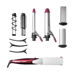 BaByliss Multi Styler 10-In-1 Ceramic, White - MS22E