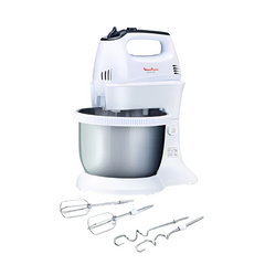 Moulinex Power Mix Mixer Bowl, 3.5Lit, 300Watts, White - HM3121B1