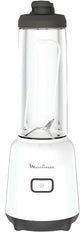 Moulinex Blender To Go, 0.8Lit, 300Watts, White - LM15F127