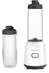 Moulinex Blender To Go, 0.8Lit, 300Watts, White - LM15F127