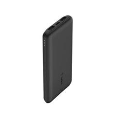 Belkin Boost Charge 3Port & 10000Mah Power Bank with USB-C 15Watts, Dual USB-A, Black - BPB011btBK