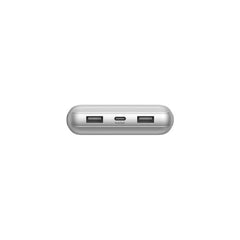 Belkin Boost Charge 3-Port & 20000Mah Power Bank with USB-C 15Watts, Dual USB-A, Silver - BPB012btGY