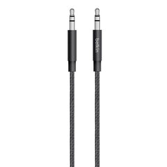Belkin Metallic AUX Cable, 1.2Mm, Black - AV10164bt04-BLK