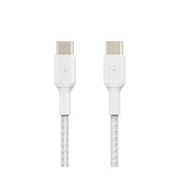 Belkin Boost Charge braided USB-C to USB-C, 2M, 2Pack, White - CAB004bt2MWH2PK