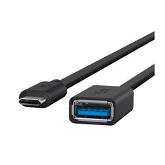Belkin USB-C 3.0 to USB-A (F) Adapter, Up to 5Gbps Transfer Speeds, Black - F2CU036btBLK