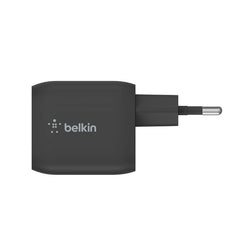 Belkin Boost Charge Pro Dual, USB-C PD GaN Fast Charger, 45Watts, Black - WCH011vfBK