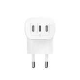 Belkin Wall Charger With PPS, 67Watts, Triple USB-C Ports PD, 25W & 20W & 20W, White - WCC002vfWH