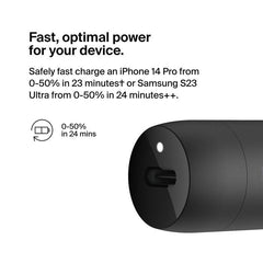 Belkin Boost Charge 30W USB-C PD Car Charger – Black (CCA004btBK)