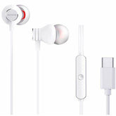 Aiwa Earphones with Microphone Type-C, White - ESTM-50USB-C