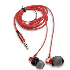 Aiwa Stereo in Ear Headphones, Red - ESTM-50RD