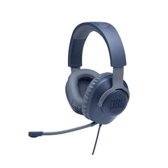 JBL Quantum 100 M2 Wired Gaming Headset — Blue - JBLQUANTUM100BLU