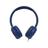 JBL Tune 500 Wired On-Ear Headphones, Blue - JBLT500BLU