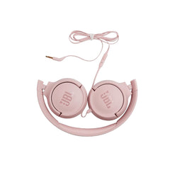 JBL Tune 500 Wired On-Ear Headphones, Pink - JBLT500PIK