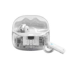 JBL In Ear headphones, Active Noise Cancellation, Ghost White - JBLTBEAM2GWHT