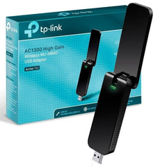 TP-Link AC1300 (Archer T4U) USB Wifi Adapter, Dual Band MU-MIMO Wireless Network Dongle with Foldable High Gain Antenna for PC , Works with Windows and MacOS | Archer T4U AC1300 |