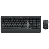 Logitech wireless keyboard and mouse combo for computer setup