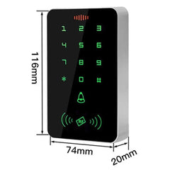 RFID AC800 Access Control Keypad Digital Panel Card Reader For Door Lock System