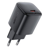 ACEFAST A119 USB-C Mini GaN Wall Charger 45W PD Fast Charging Travel Adapter - EU Plug - Black