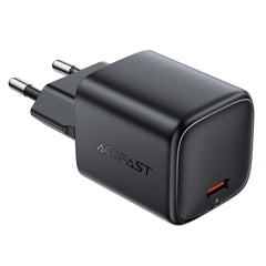 ACEFAST A119 USB-C Mini GaN Wall Charger 45W PD Fast Charging Travel Adapter - EU Plug - Black