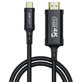 ACEFAST C1-10 AceWire Pro 1.8M USB-C To HDMI Aluminium Alloy Conneors HD Video Cable 4K - Black