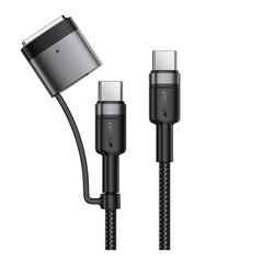 ACEFAST C22-05 USB-C to USB-C Magnetic Aluminum Alloy Charging Data Cable 1.2m Black