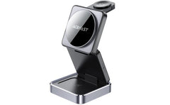 ACEFAST E20 Desktop Wireless Charger Phone Watch Earphone 3-in-1 Charging Station - Gray