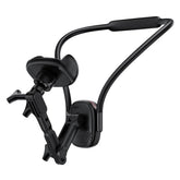 ACEFAST E33 Neck Mount Phone Holder Clamp Type Wearable Phone Clip Bracket for POV Vlog Video - Black