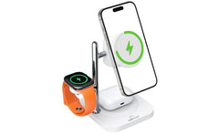 ACEFAST E39 4 in 1 Desktop Wireless Charger with Night Light Phone Watch Earphone Charging Station - White