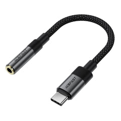 ACEFAST J12 USB-C to 3.5mm Audio Adapter High-Fidelity Audio Converter - Black