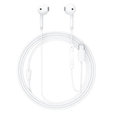 ACEFAST L13 USB-C Semi-in-ear Wired Earphone HD Microphone 3-Button Control Headphone - White