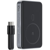 ACEFAST M10 PD 30W 10000mAh Power Bank 15W Magnetic Wireless Charging Battery - Black
