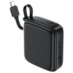 ACEFAST M15 Power Bank PD 20W Fast Charging 10000mAh Portable Charger - Black