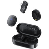 ACEFAST R3 Wireless Lavalier Microphone Omnidirectional Low Latency Noise Reduction Mic - Back